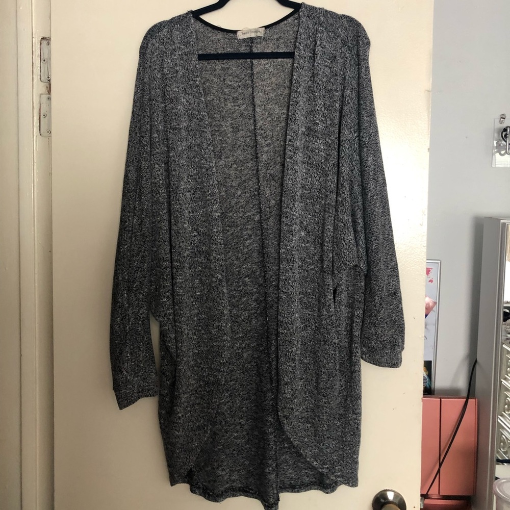 Long Grey Cardigan